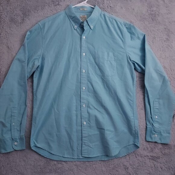 J.CREW Other - J Crew Shirt Mens Large Chambray Oxford Slim Fit Cottton Preppy Casual Outdoor